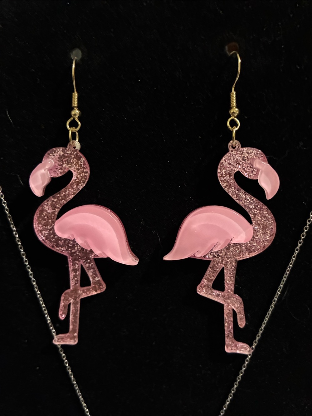 Pink Flamingo Dangle Earrings - Women Jewelry